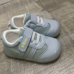 K-Baby Gray Infant Sneakers with Velcro brand new